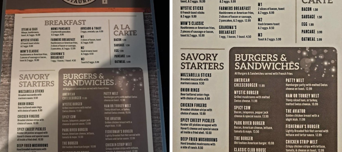 Mystic on Main Menu